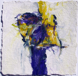Acryl auf Büttenpapier /15x15 cm 