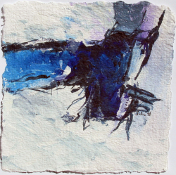 Acryl auf Büttenpapier /15x15 cm 
