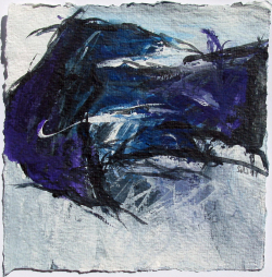 Acryl auf Büttenpapier /15x15 cm 