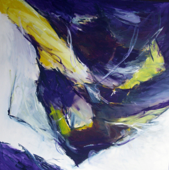 The Secret Inspired by Ketjl Björnstad 80x80 cm / Acryl