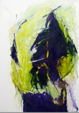 Kerzenlicht 140x100 cm / Acryl