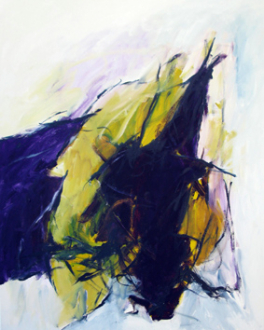 Grablegung Karsamstag 80x65 cm / Acrylique