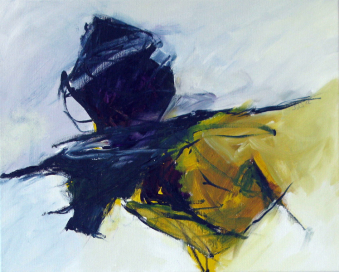 ankommen 40x50 cm / Acrylic