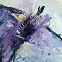 Acryl auf Büttenpapier /15x15 cm  