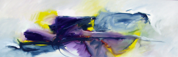 Lebenskraft 50x150 cm / Acryl