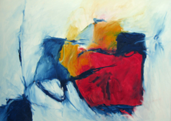 Herzensglut 100x140 cm / Oel