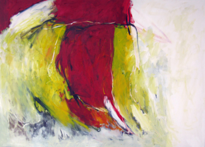 Feuerregen 100x140 cm / Acryl