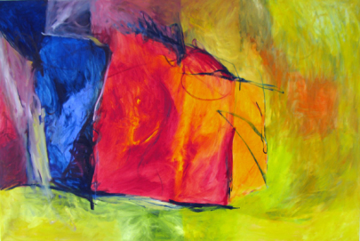 Shelter 100x150 cm / Oil
