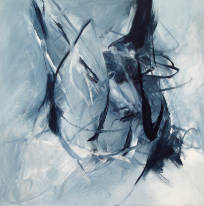 Der Blick 50x150 cm / Acryl