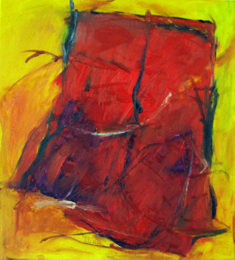 Red Door Inspired by Supertramp 44x40 cm / Oel