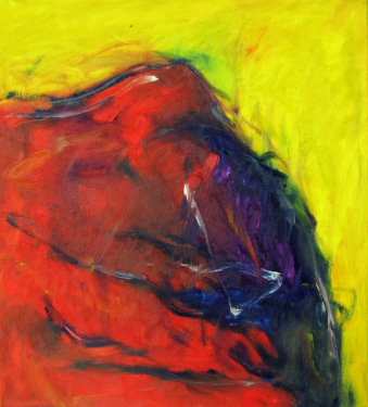 Red Mountain Inspired by Supertramp 44x40 cm / Oel