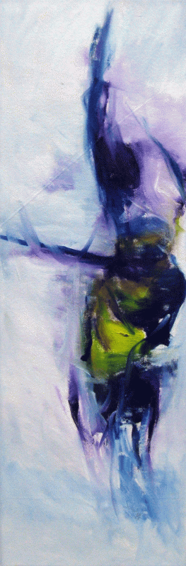 Tango 64x21 cm / Oel