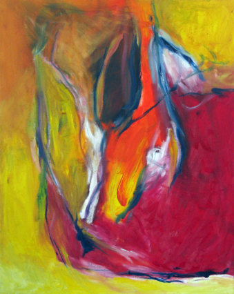 Muschel 50x40 cm / Oel