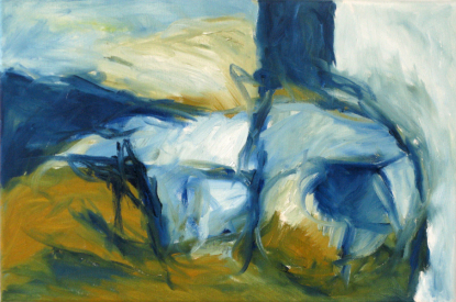 Rolling Stone 30x45 cm / Oil
