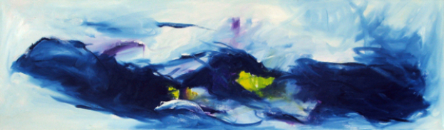 Coming home to see you Inspired by Supertramp 30x100 cm / Oel
