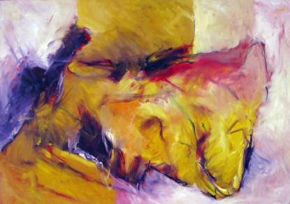 Lost for words Inspired by Pink Floyd 70x100 cm / Oel