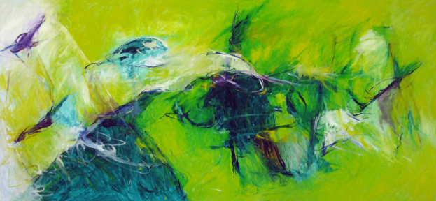 Meddle Inspired by Pink Floyd 120x260 cm / Oel
