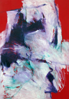 Cluster One Inspired by Pink Floyd / 100x70 cm /Oel