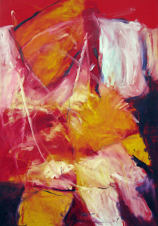 What Do You Want From Me Inspired by Pink Floyd The Division Bell 100x70 cm / Oel