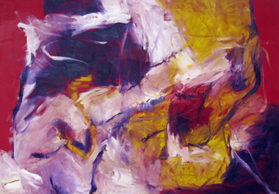 Poles Apart Inspired by Pink Floyd The Division Bell / 70x100 cm / Oel