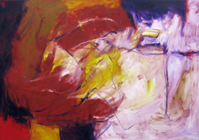 Wearing The Inside Out Inspired by Pink Floyd The Devision Bell /70x100 cm /Oel