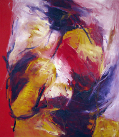 Coming Back To Life Inspired by Pink Floyd The Devision Bell / 80x70 cm / Oel