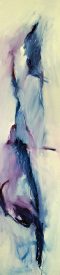 Breathe In The Air Inspired by Pink Floyd The Dark Side Of The Moon /120x27 cm / Oel