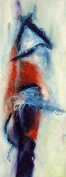 A certain look in the eye Inspired by Pink Floyd The Division Bell 40x15 cm / Oel 