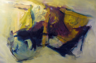 This is no bad dream Inspired by Pink Floyd The Dark side of the moon 27x41 cm / Oel