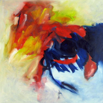 Phoenix Inspired by Whisbone Ash First Album /50x50 cm / Oel