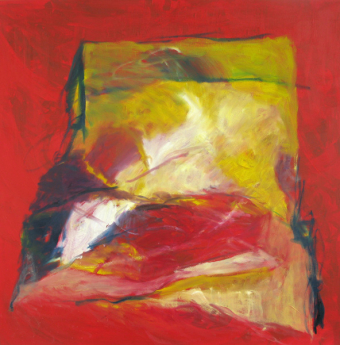 Litany von Arvo Pärt /100x100 cm / Oel