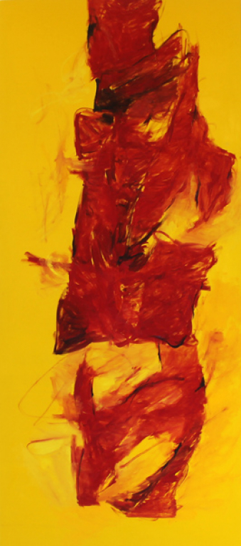 Tryptichon Crucifiction II / 270x120 cm / Oel