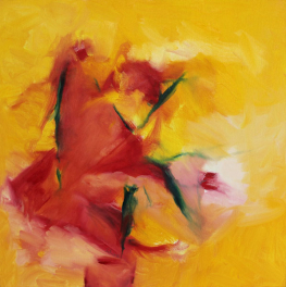 Albatros Don't stop von Fleetwood Mac / 50x50 cm / Oel / Privatbesitz