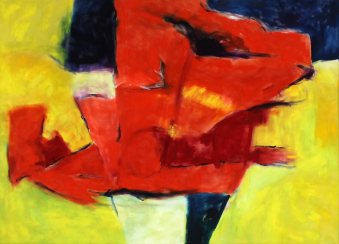 2 Symphonie von Mahler 90x127 cm / Oel