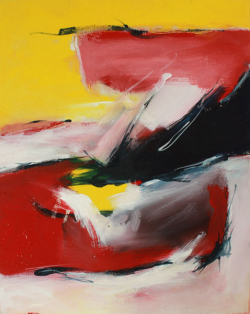 Verschiebungen / 50x40 cm / Oel