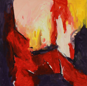 Leidenschaft /120x120 cm / Oel