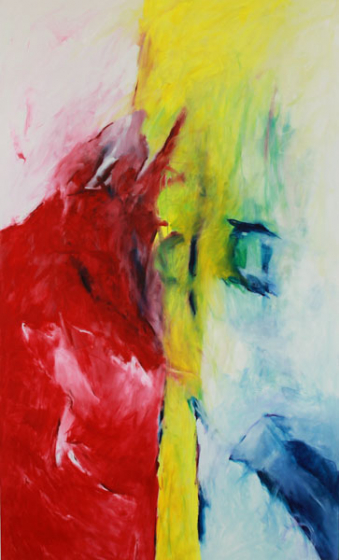 Inspiriert von J. S. Bach / Matthäuspassion 1. Choral / 200x120 cm / Oel