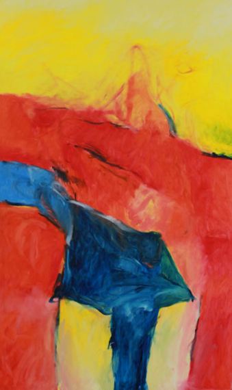 Inspiriert von J. S. Bach / Matthäuspassion 4. Choral / 200x120 cm / Oel