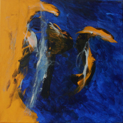 Tabula Rasa / Inspiriert durch Arvo Pärt / 30x30 cm / Oel