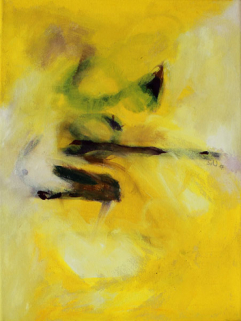 Alina / Inspiriert durch Arvo Pärt / 40x30 cm / Oel