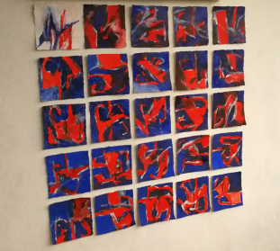 Inspiriert von Avo Pärt / Da Pacem / 25x15x15 cm / Oel