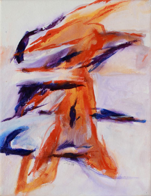Da Pacem / Inspiriert durch Arvo Pärt / 35x27 cm / Oel