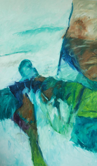 Inspiriert durch J. S. Bach / Matthäuspassion 8. Choral / 200x120 cm / Oel