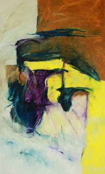 Inspiriert durch J. S. Bach / Matthäuspassion 9. Choral / 200x120 cm / Oel