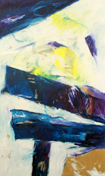 Inspiriert von J. S. Bach / Matthäuspassion 12. Choral / 200x120 cm / Oel
