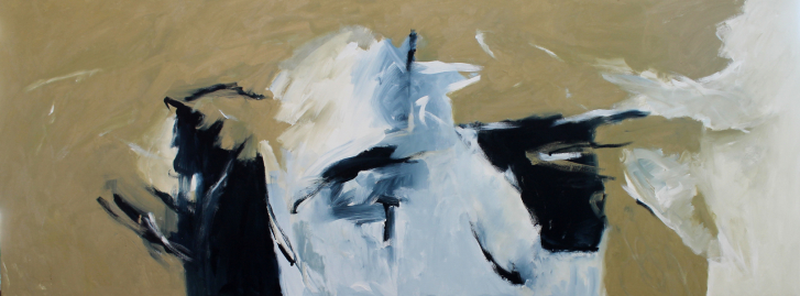 Inspiriert von John Coltrane / Persuants Part 4 Psalm / 75x200 cm / Acryl