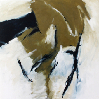 Inspiriert von Miles Davis / Spanish- Key / aus Bitches - Brew / 100x100 cm / Acryl