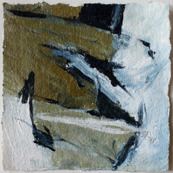 Inspiriert von Brandford Marsalis  / 15x15 cm / Acryl