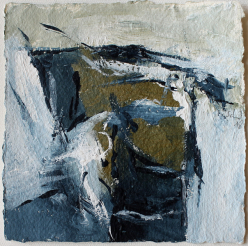 Inspiriert von Brandford Marsalis  / 15x15 cm / Acryl