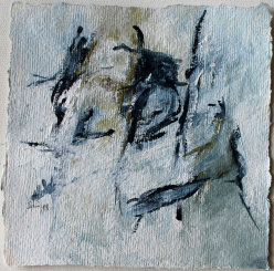 Inspiriert von Brandford Marsalis  / 15x15 cm / Acryl